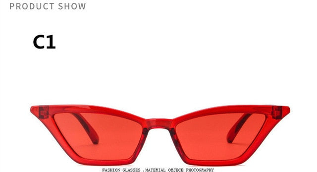 Brand Desing Retro Colorful Sunglasses