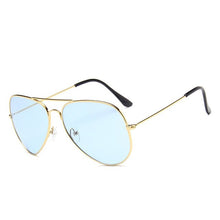 Load image into Gallery viewer, Yellow Tinted Aviator Sunglasses