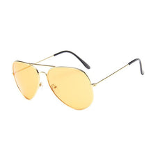 Load image into Gallery viewer, Yellow Tinted Aviator Sunglasses