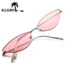 Load image into Gallery viewer, Pink Cat Eyes Sunglasses
