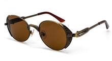 Load image into Gallery viewer, Steampunk Round Sunglasses